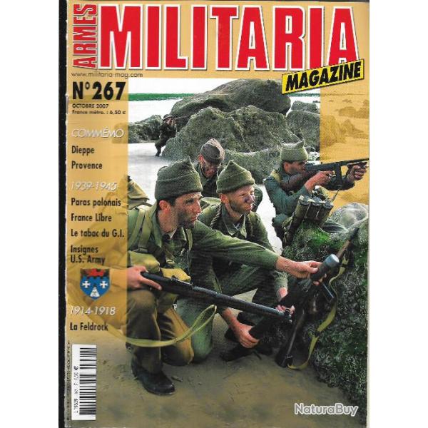 Militaria magazine 267 , commmo dieppe provence, tabac gi, feldrock 1914-1918, paras polonais