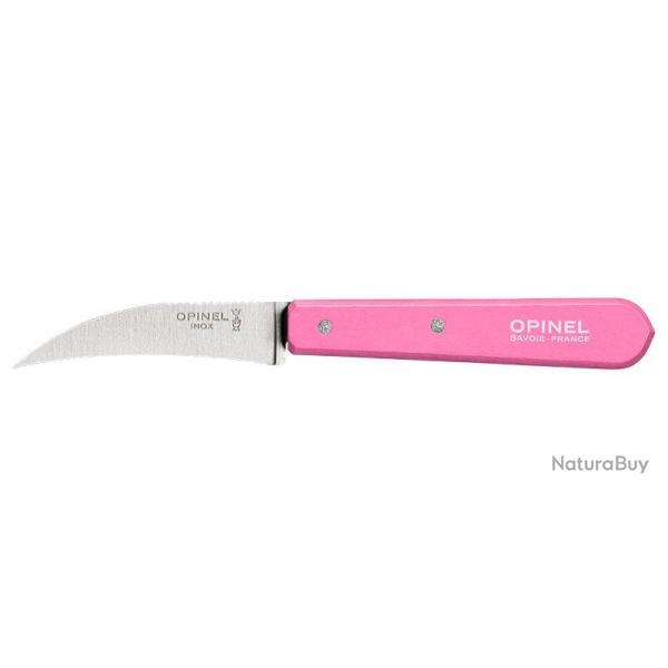 OPINEL - OP002037 - COUTEAU  LGUMES N114 - LAME 70MM - MANCHE FUCHSIA- PAR 6