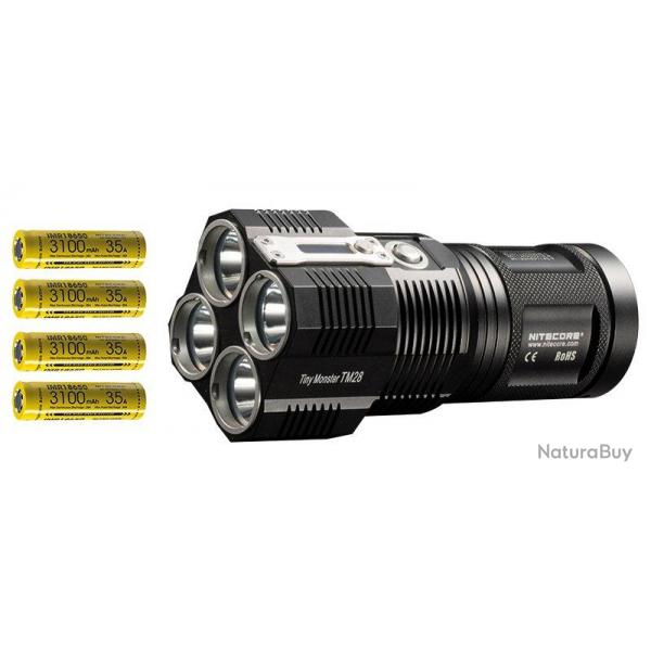 NITECORE - NCTM28BI - TINY MONSTER 28 BI - 6000LM + ACCUS