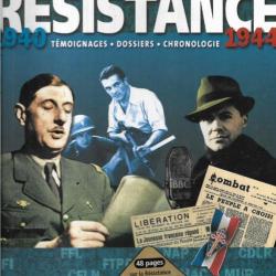 résistance édition midi pyrénées, 1940-1944 témoignages dossiers chronologie