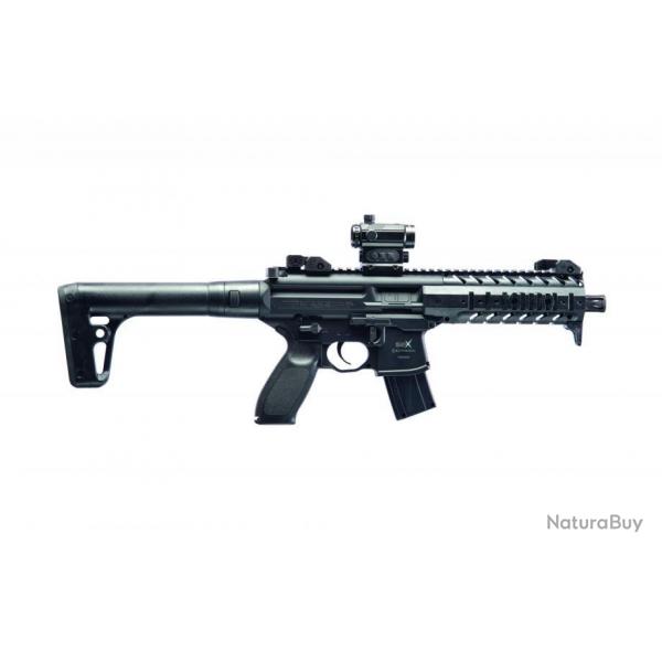 ( Noir)Carabine Sig Sauer MPX Co2 4,5 mm plombs + point rouge Sig 20R
