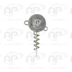 Tête plombée Fox Rage Corkscrew Round Jig à l'unité 3 g 1