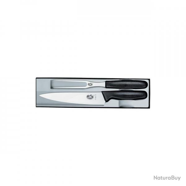 Victorinox - Coffret Decouper 2P Noir - 5.1023.2