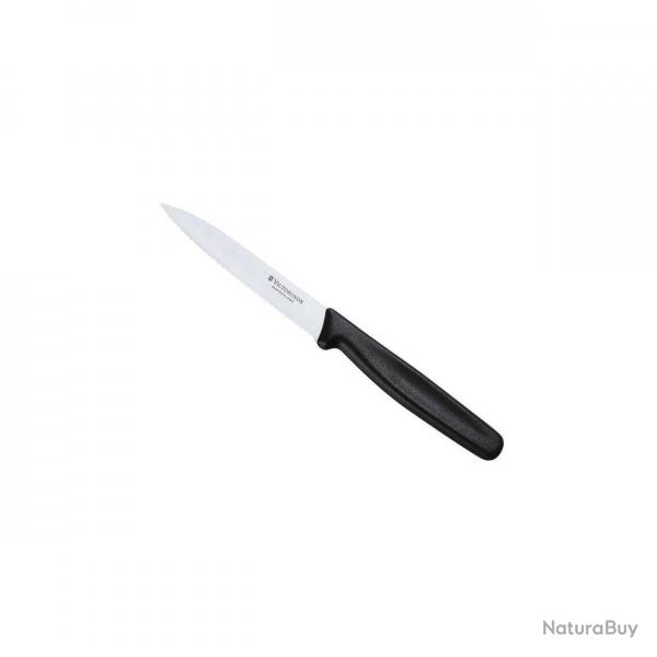 Victorinox - Couteau Office 10 cm Noir A Dents - 5.0733