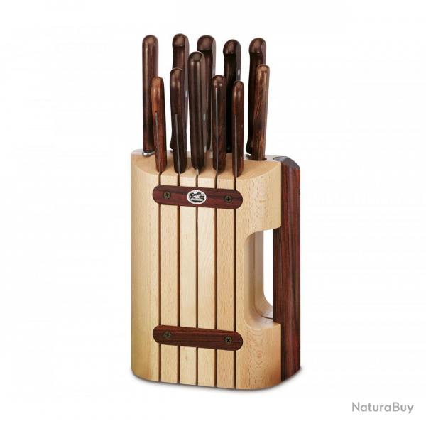 Victorinox - Bloc Porte-Couteaux Wood, 11 Pices - Beech - 5.1150.11