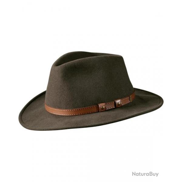 Chapeau brun (Couleur: Marron, Taille: 57)