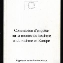 commission d'enquête sur la montée du fascisme et du racisme en europe parlement européen 1985