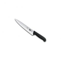 Victorinox - Couteau Decouper 19Cm Noir A Dents - 5.2033.19