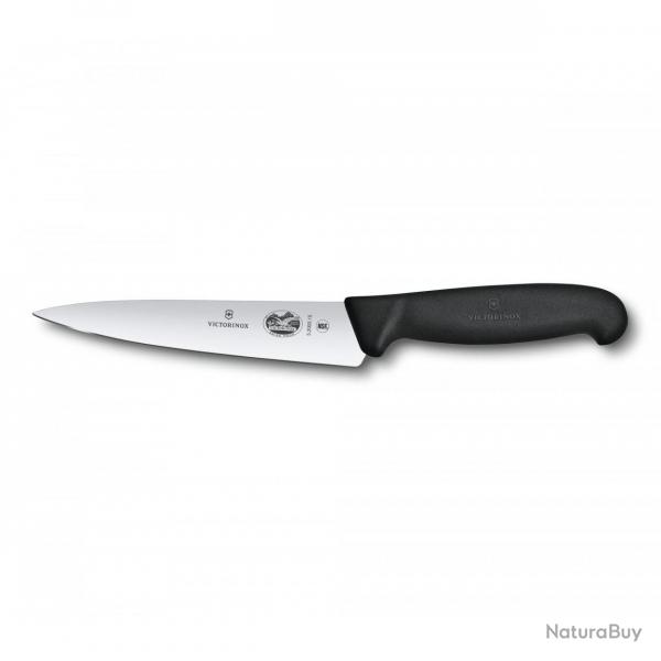 Victorinox - Couteau De Cuisine Fibrox - Noir - 5.2003.15