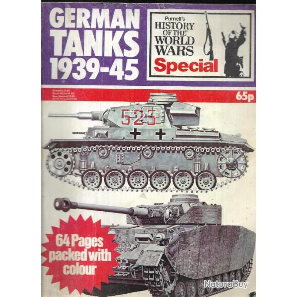 connaissance de l'histoire n17 chars de combat allemands 39-45  version anglaise !!! german tanks