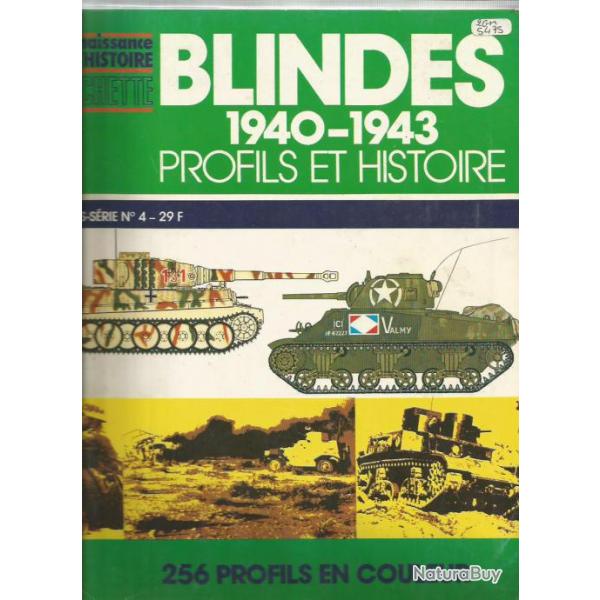 connaissance de l'histoire ,blinds 1940-1943 et 1944-1945 .profils et histoire. panzers. tanks