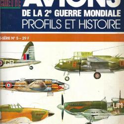 connaissance de l'histoire hors-série n°5, avions de la 2ème guerre mondiale .profils et histoire.