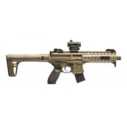 CARABINE SIG SAUER MPX CO2 4.5MM PLOMBS +POINT ROOUGE SIG 20R  TAN