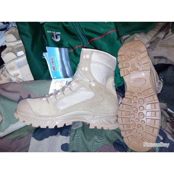 chaussures combat meindl climat chaud (meindl defence ) coyote desert ---- promo