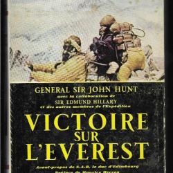 montagne. victoire sur l'éverest. sir john hunt & sir edmond hillary édition 1953