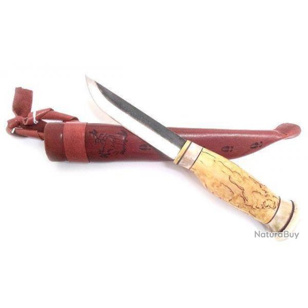 Couteau de chasse traditionnel finlandais Wood Jewel Vuolu 10