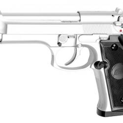 Réplique pistolet M92 gaz Noir GNB Réplique - Silver-PG1005