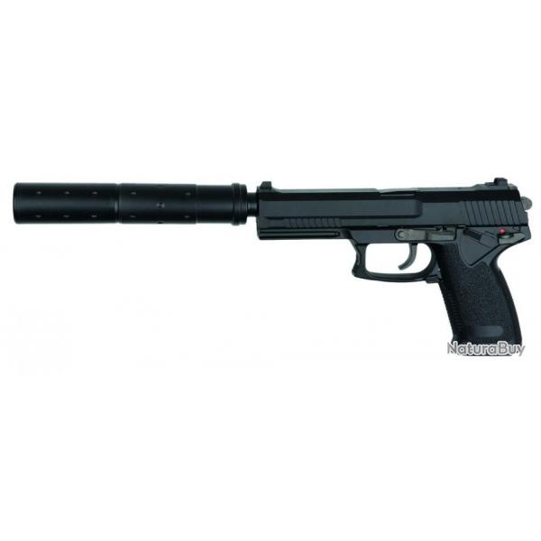 Rplique airsoft pistolet MK23 full set Noir gaz GNB Pistolet MK23-PG1200