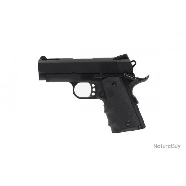 Rplique pistolet 1911 Mini noir gaz GBB Pistolet 1911 mini noir-PG42468