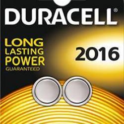 Piles CR2016 3 volts - Duracell CR2016-LC416D