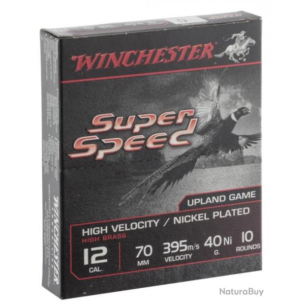 Cartouches Winchester Super Speed G2 nickel Cal. 12 70 Super Speed G2 Nickelé Cal. 12 70. culot de 2