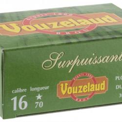 Cartouches Vouzelaud - Surpuissante - Cal. 16/70 VOUZELAUD - SURPUISSANTE-ML1155