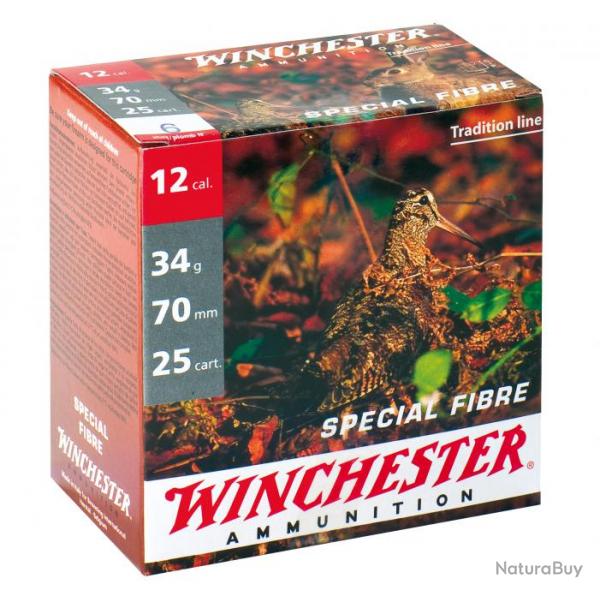 Cartouches Winchester Spciale Fibre Cal. 20 70 Winchester cal 20 70. culot de 16. 28 gr. N7 MW3517