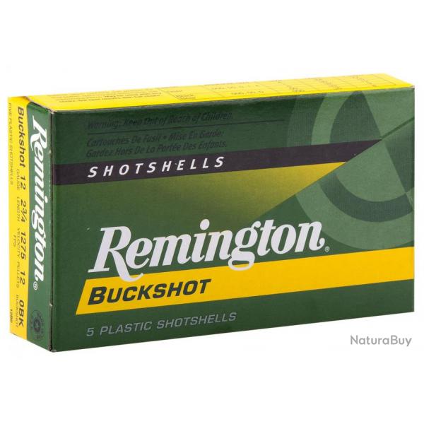 Cartouches Remington Chevrotines Cal. 12 70 Remington Chevrotine cal 12 70 gr RMT109