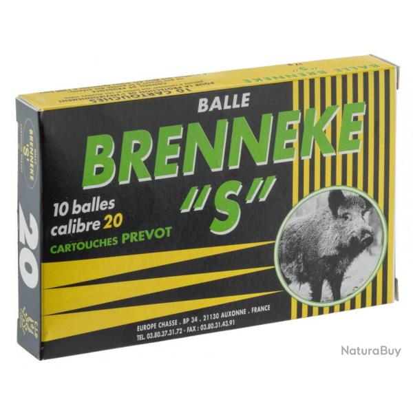 Cartouches Prevot  balle Brenneke-S - Cal. 20 BRENNEKE S Cal.20-70-MP520