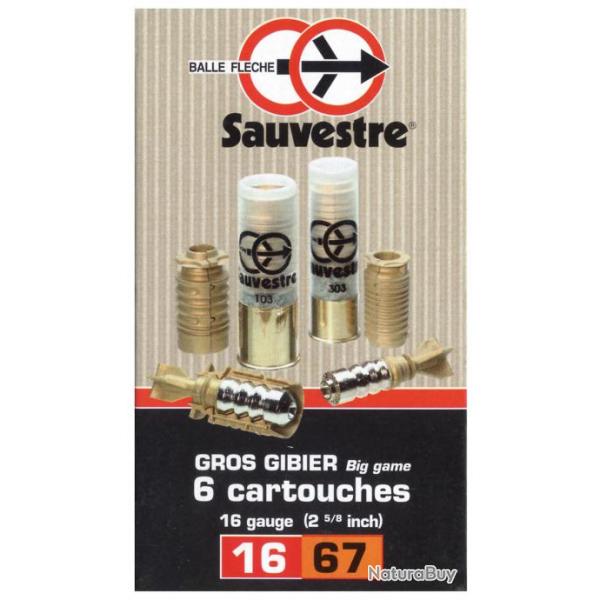 Cartouches Sauvestre  balle grand gibier - Cal. 16/67 Balle Sauvestre - 16/67-MS116
