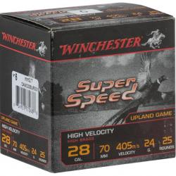 Cartouches Winchester Super Speed calibres 28 70 SPEED. culot de 15 MW1208