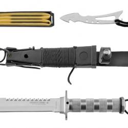 Couteau de survie combat King II Inox-LC99854