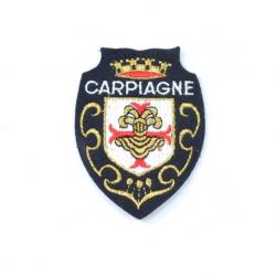 Insigne patch brodé années 1970 - 1980. Armée Française Carpiagne camp militaire