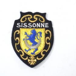 Insigne patch brodé années 1970 - 1980. Armée Française Sissonne Camp militaire