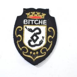Insigne patch brodé années 1970 - 1980. Armée Française Bitche(Camp militaire)
