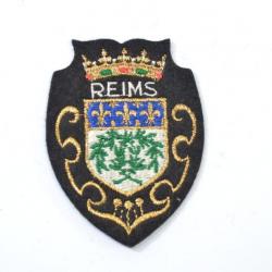 Insigne patch brodé années 1970 - 1980. Armée Française Reims (Camp militaire)