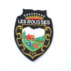 Insigne patch brodé années 1970 - 1980. Armée Française Les Rousses  (Camp militaire)