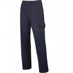Pantalon Coton Bicolore SINGER SAFETY PAU/PARY M Bleu marine