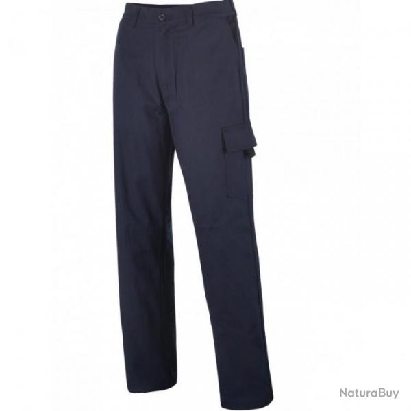 Pantalon Coton Bicolore SINGER SAFETY PAU/PARY L Bleu marine