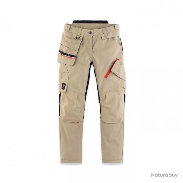 Pantalon multipoches femme Parade Protection BOMBAY 36 Sable