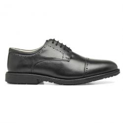Collection de chaussures de travail en cuir pour homme OB SRB Parade Protection Noir HARDY