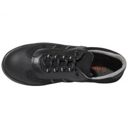 Collection de sneakers de sécurité mixte en cuir S1 ou S1P Parade Protection Noir JERICA