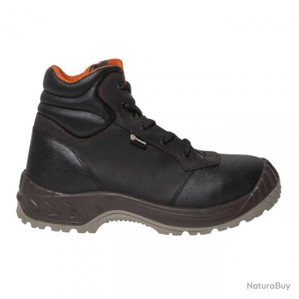 Chaussures Bottes de scurit en cuir non mtalliques S3 Parade Protection NAGORA NALENA NEKATA Marr
