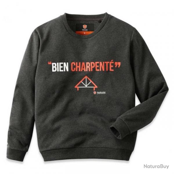 Collection de sweats professionnels  motifs humoristiques Parade Protection SWEAT L Gris TSWEAT