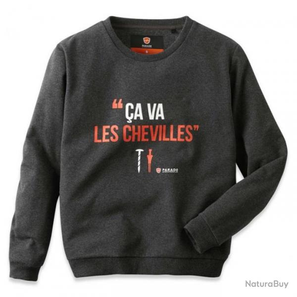 Collection de sweats professionnels  motifs humoristiques Parade Protection SWEAT Gris XL CSWEAT