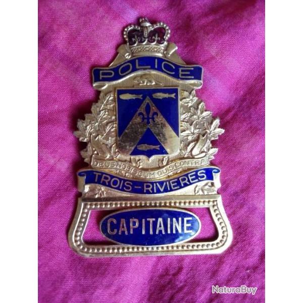BADGE CASQUETTE POLICE DU CANADA