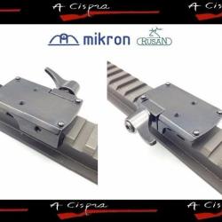 Montage acier amovible RUSAN QD - pour Docter Sight / Leica & Clones - pour Rail WEAVER & Picatinny