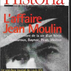 historia n°625 l'affaire jean moulin , mutineries de 1917, les athées , perse, henri VIII , métro