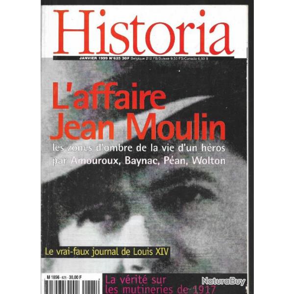 historia n625 l'affaire jean moulin , mutineries de 1917, les athes , perse, henri VIII , mtro