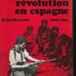 révolution et contre révolution en espagne 1936-1938 de félix morrow